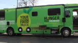 Graphic wrap for Hunger Free Colorado bus