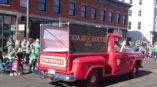 Truck banner for a parade