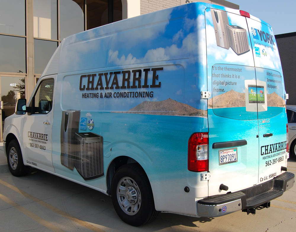 Chavarrie graphic van wrap