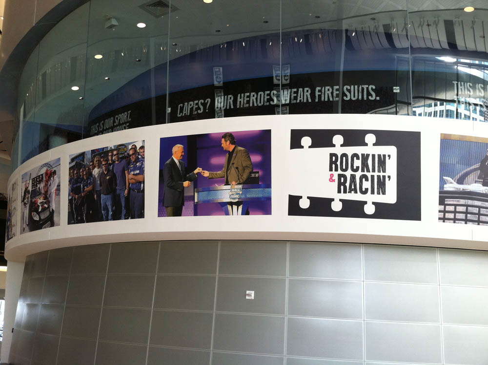 Rockin and Racin Nascar museum display