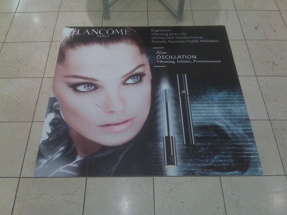 Lancome floor graphic