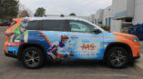 SUV graphic wrap for Bike MS