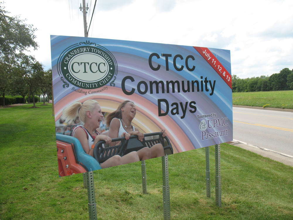 CTCC Community Days outdoor sign