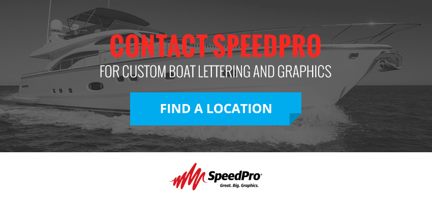 Find a Local SpeedPro for Your Boat Wrapping Needs