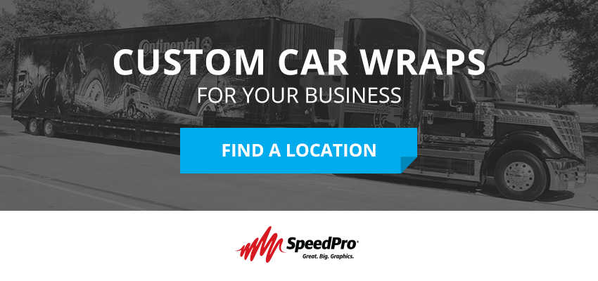 Find your local SpeedPro to get your fleet custom vehicle wraps.