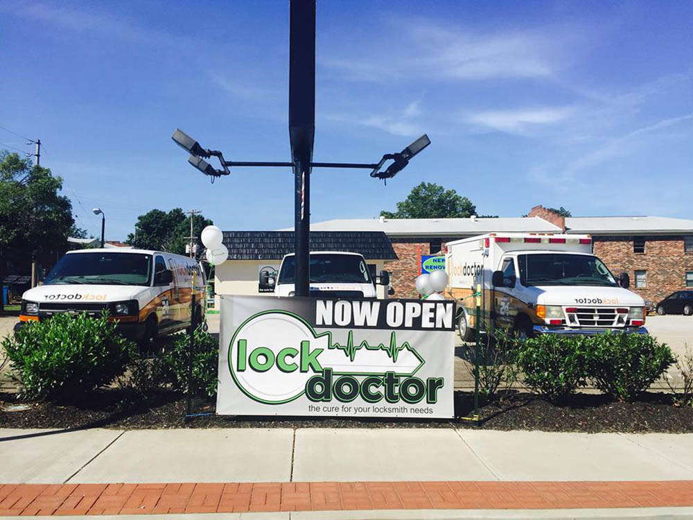 Lock Doctor outdoor sign