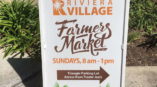 Riviera Village Farmers Market directional signage