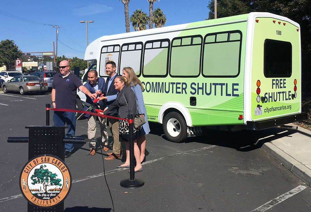 City of San Carlos California ribbon cutting