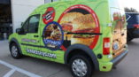 Schlotzskys commercial van wrap