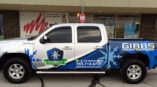 Gibbs Heating and Cooling graphic truck wrap