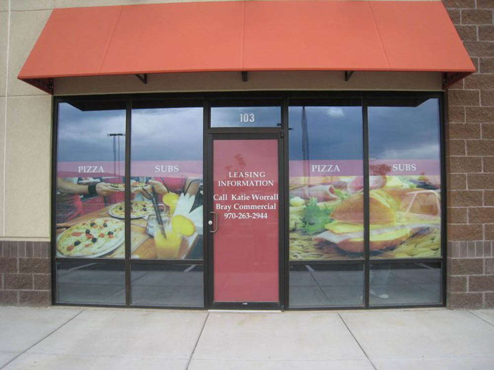 Restaurant window graphics