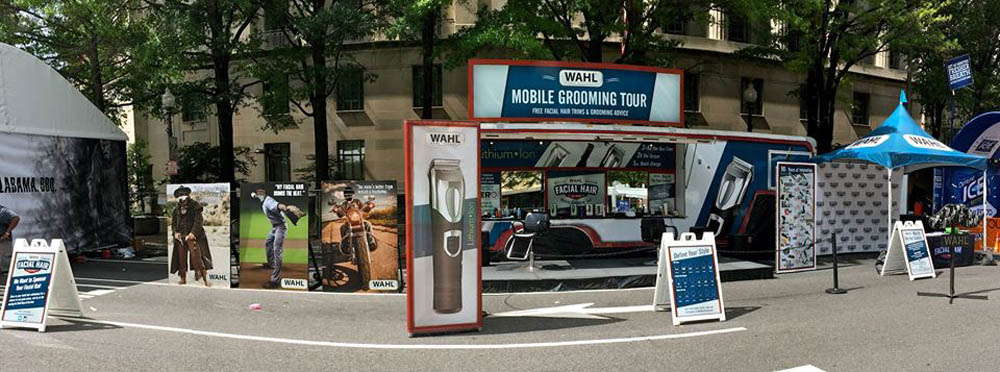 WAHL community event booth