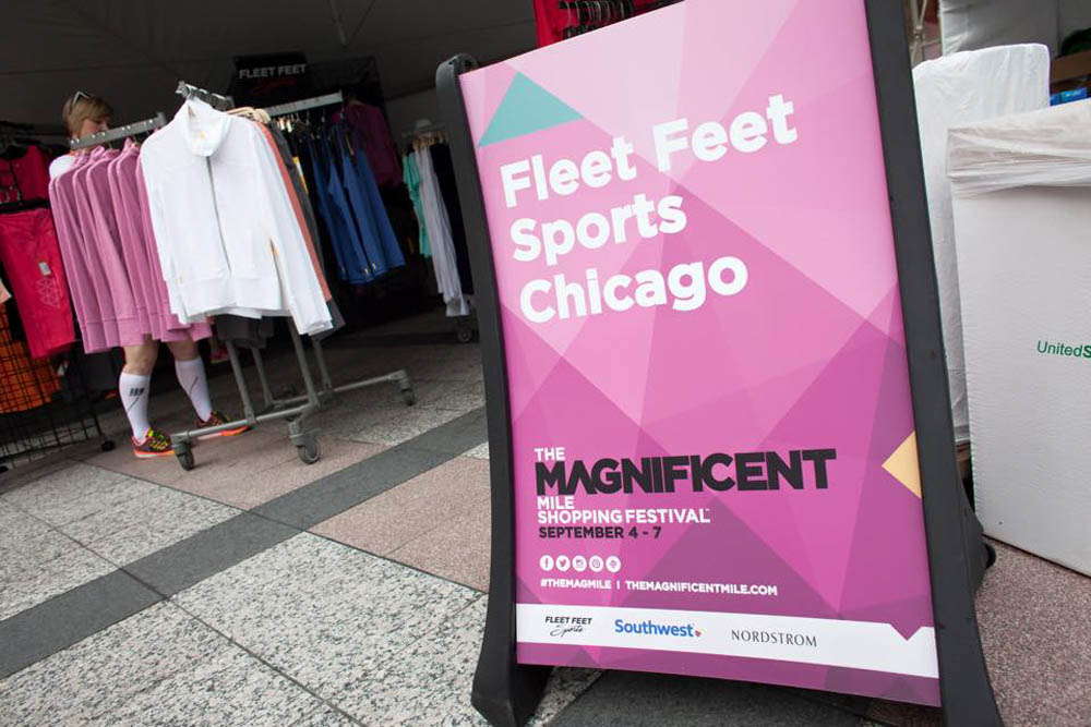 Fleet Feet Sports Chicago sign