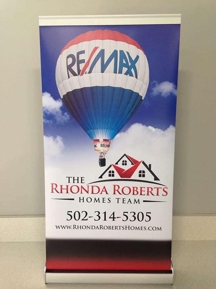 Remax Rhonda Roberts retractable banner