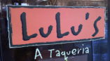 Restaurant window decal - LuLu's