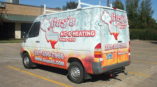 Guy's AC & Heating graphic van wrap