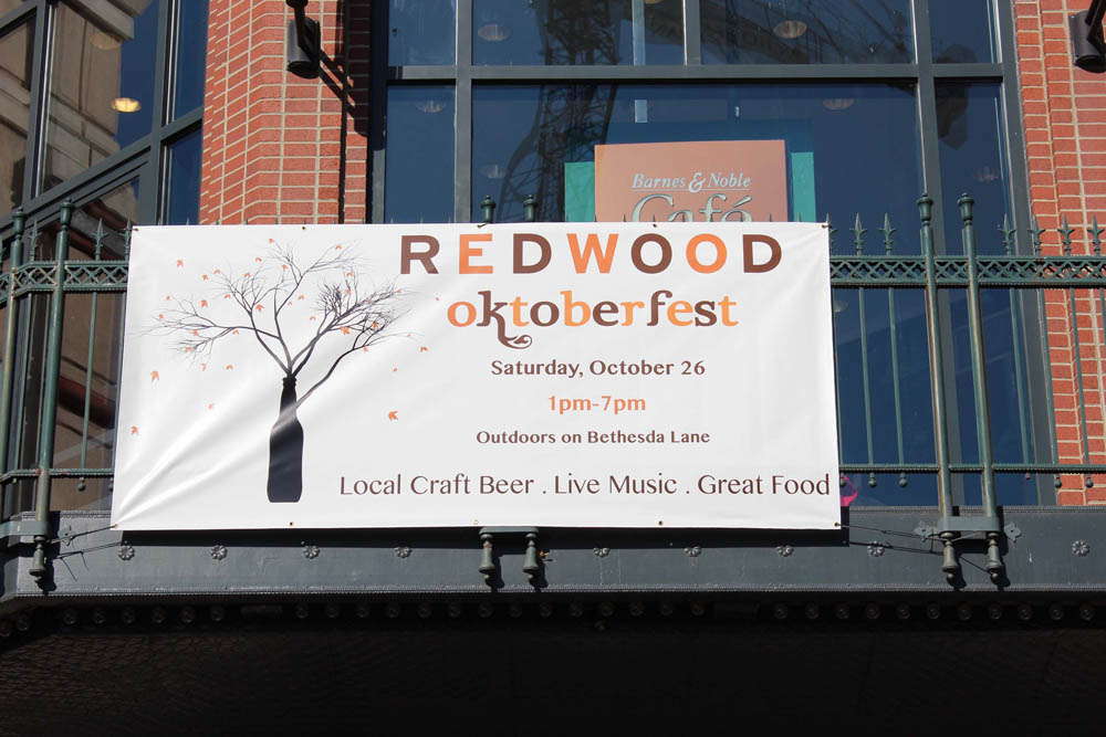 Redwood Oktoberfest sign