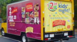 Golden Corral box truck graphics