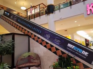 My Eye Dr. retail escalator wrap