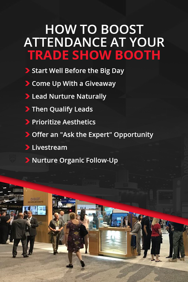 How to Boost Attendance at Your Trade Show Booth [list]