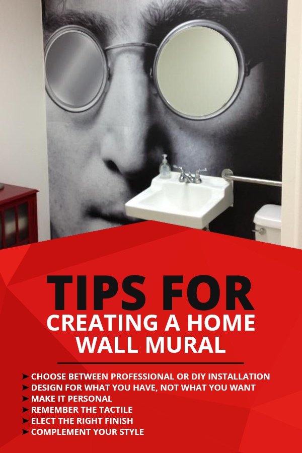 Tips For Creating A Home Wall Mural with example wall mural behind a sink