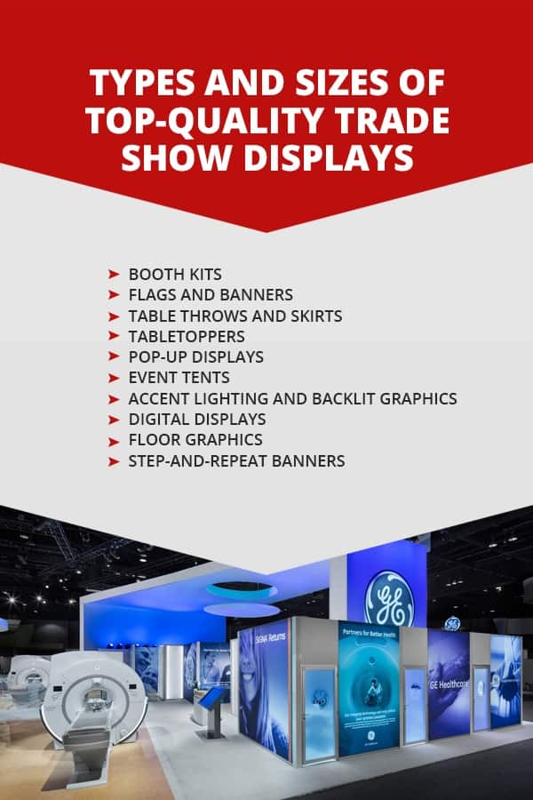 Types & Sizes of Top-Quality Trade Show Displays