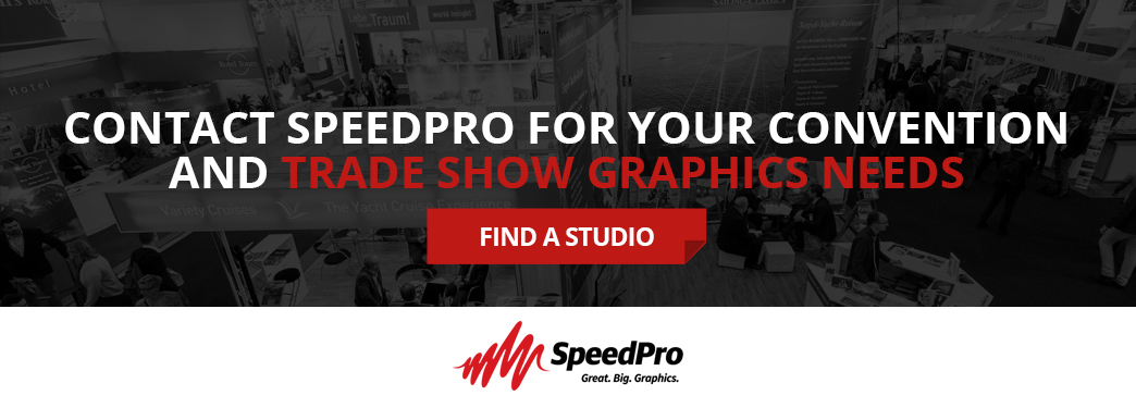 Contact SpeedPro for Your Convention and Trade Show Graphic Needs.