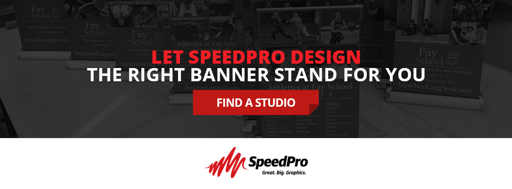 Let SpeedPro Design the Right Banner Stand for You