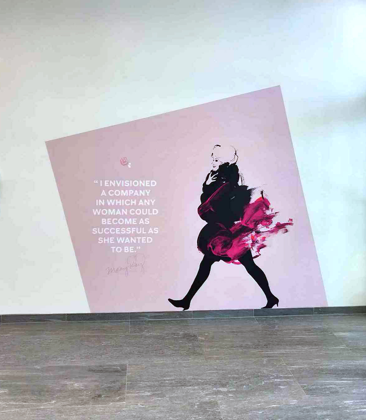 Mary Kay wall mural