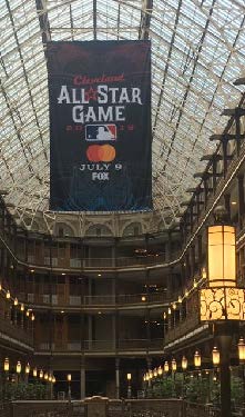 All Star Game hanging banner