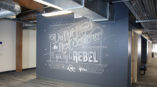 Office wall mural