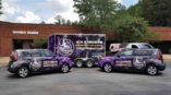 Planet Fitness fleet wrap for vans and trailers