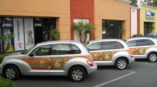 Panera Bread vehicle wraps enlarged