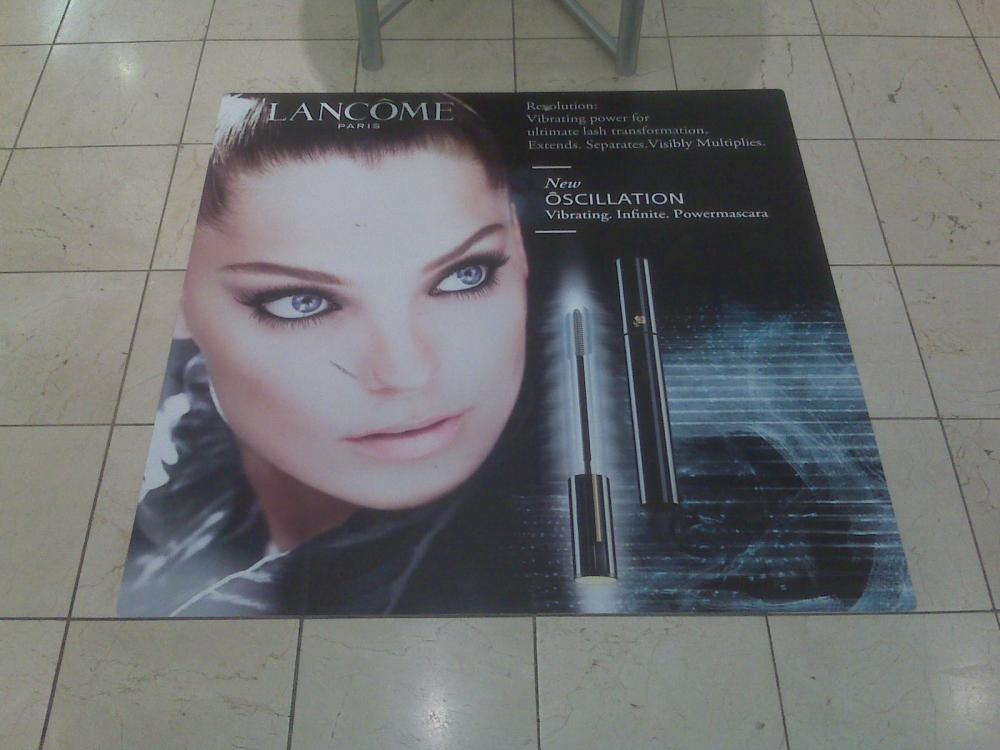 Lancome Paris floor graphic