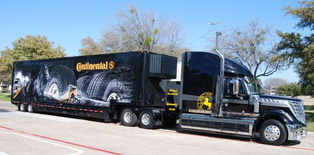 Continental Tires 18 wheeler truck and trailer wrap