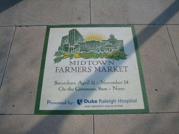 Midtown Farmers Market signage