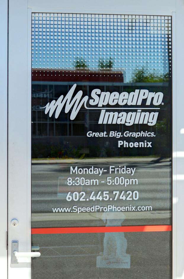 SpeedPro Great Big Graphics Phoenix door decal