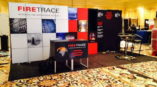 Firetrace trade show display and booth