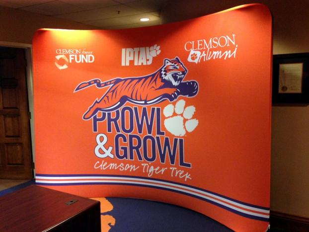 Clemson Tiger Trek display