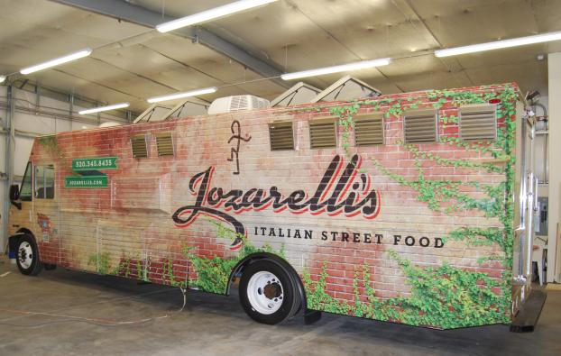 Italian Street Food truck graphic wrap