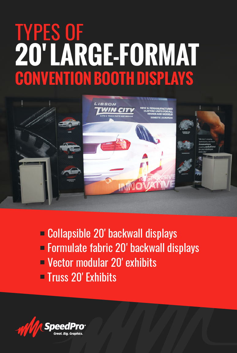 Types of 20' Large-Format Convention Booth Displays