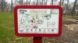 hiking trail sign