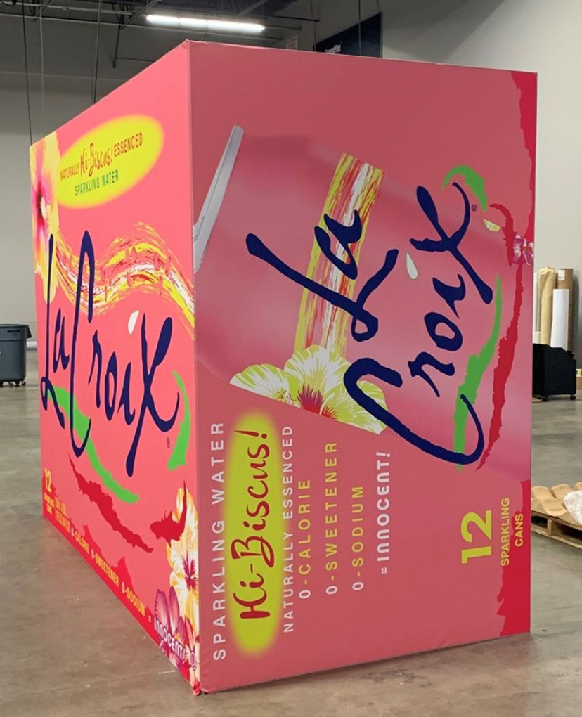 La Croix experiential graphic