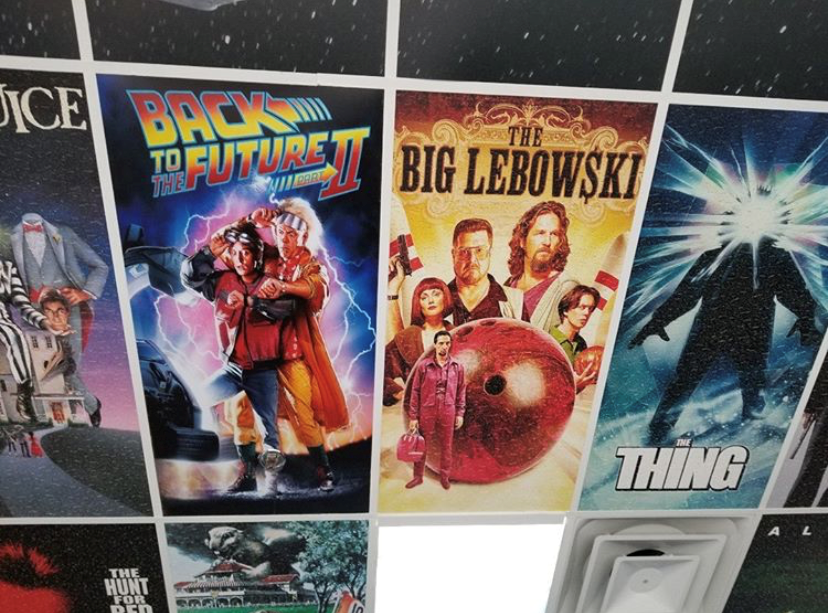 Movie ceiling tiles