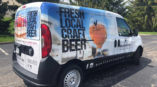 Fresh Local Craft Beer vehicle wrap