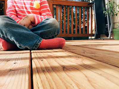 Make nice decks where your children can play